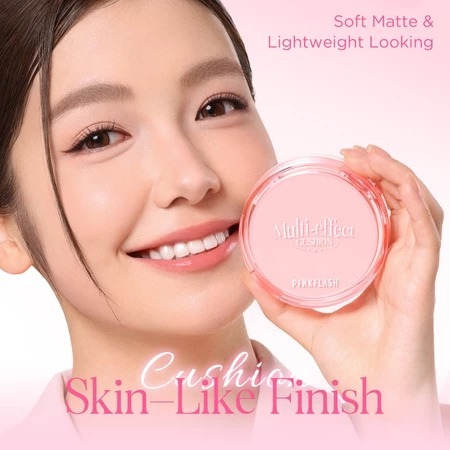 Pinkflash Skin-Like Multi-Effect Cushion Lasting Buildable Coverage Waterproof Foundation
