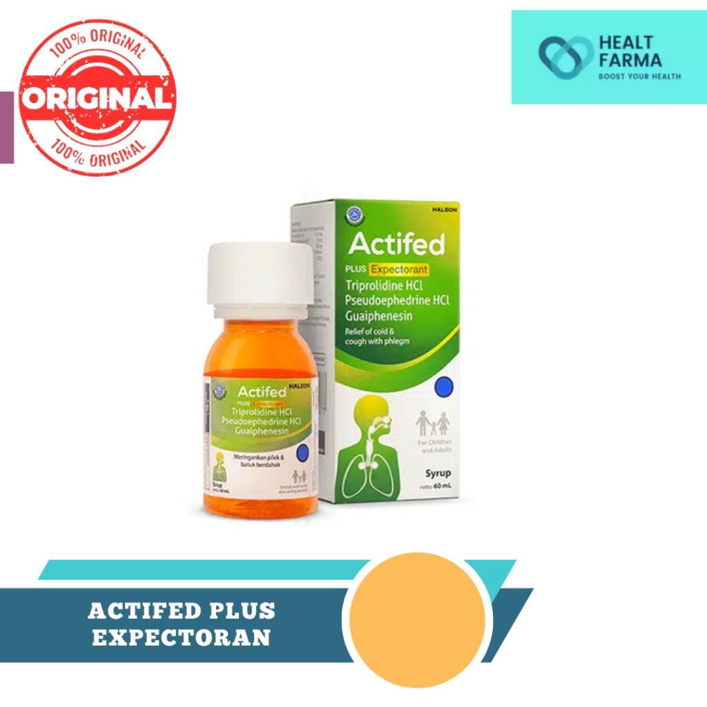 ACTIFED PLUS EXPECTORANT SYRIP 60ML