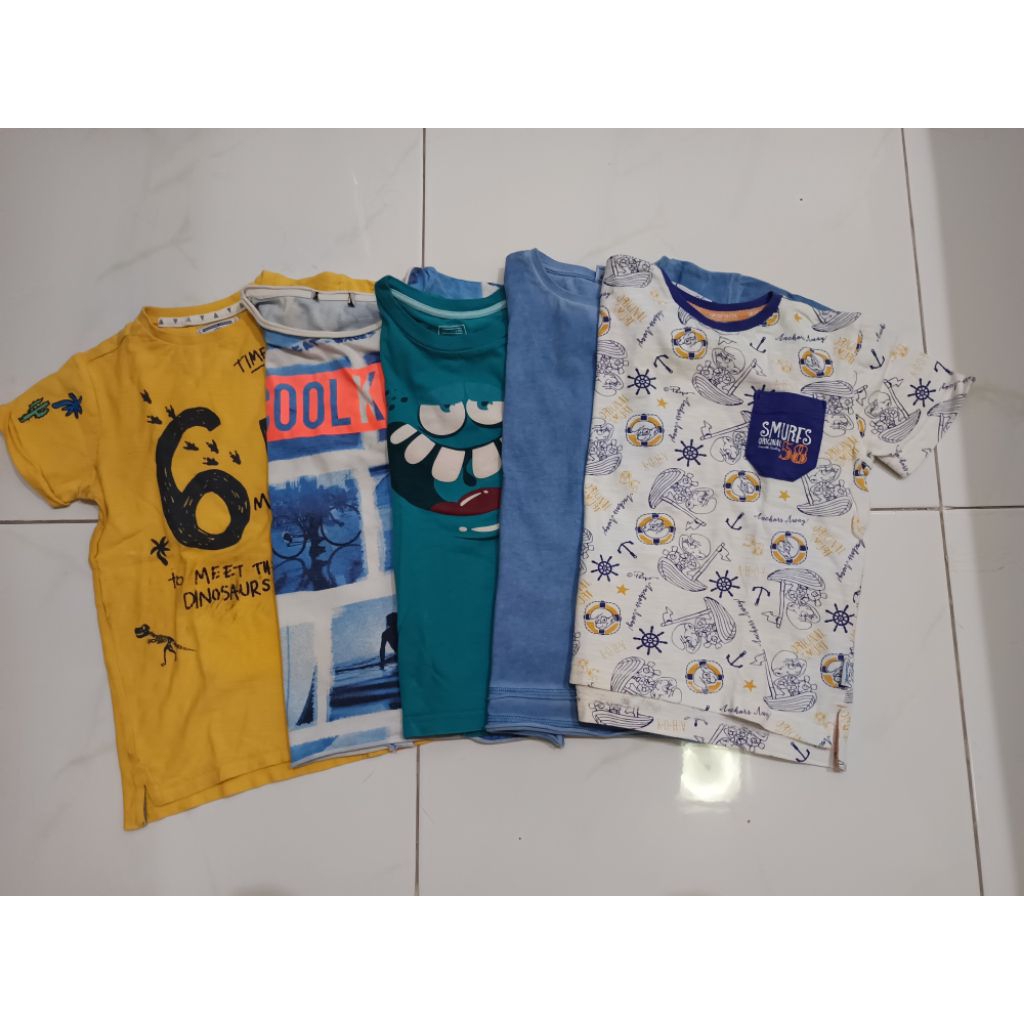 kaos 5pcs smurf