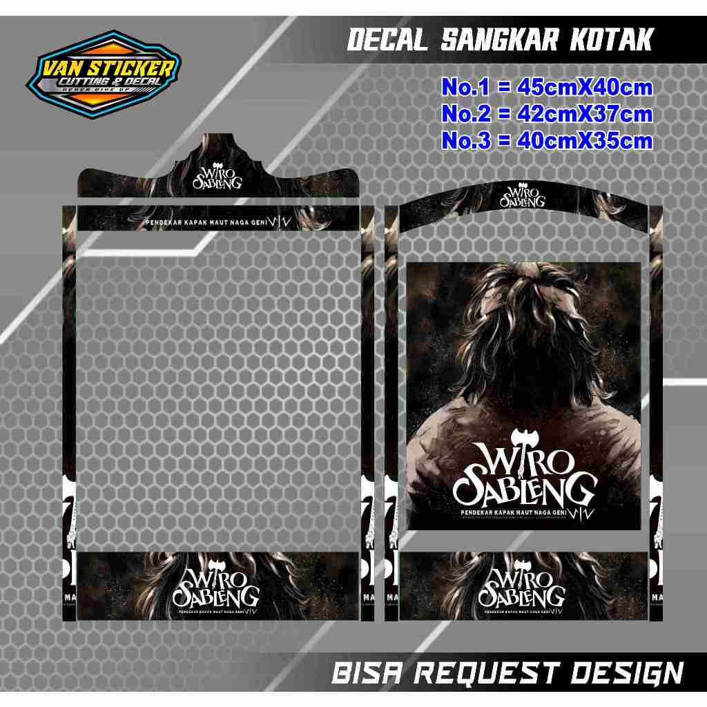 decal sangkar wiro sableng