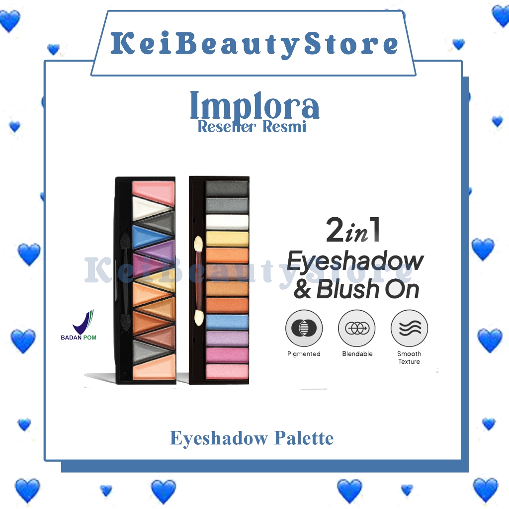 IMPLORA 2in1 Eyeshadow & Blush On 7669B 7669D