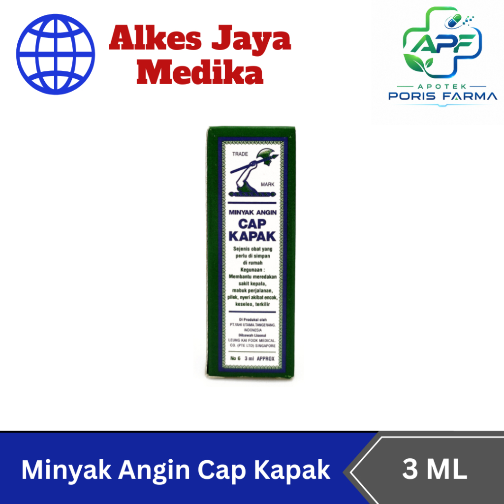 Minyak Angin Cap Kapak 3 ml