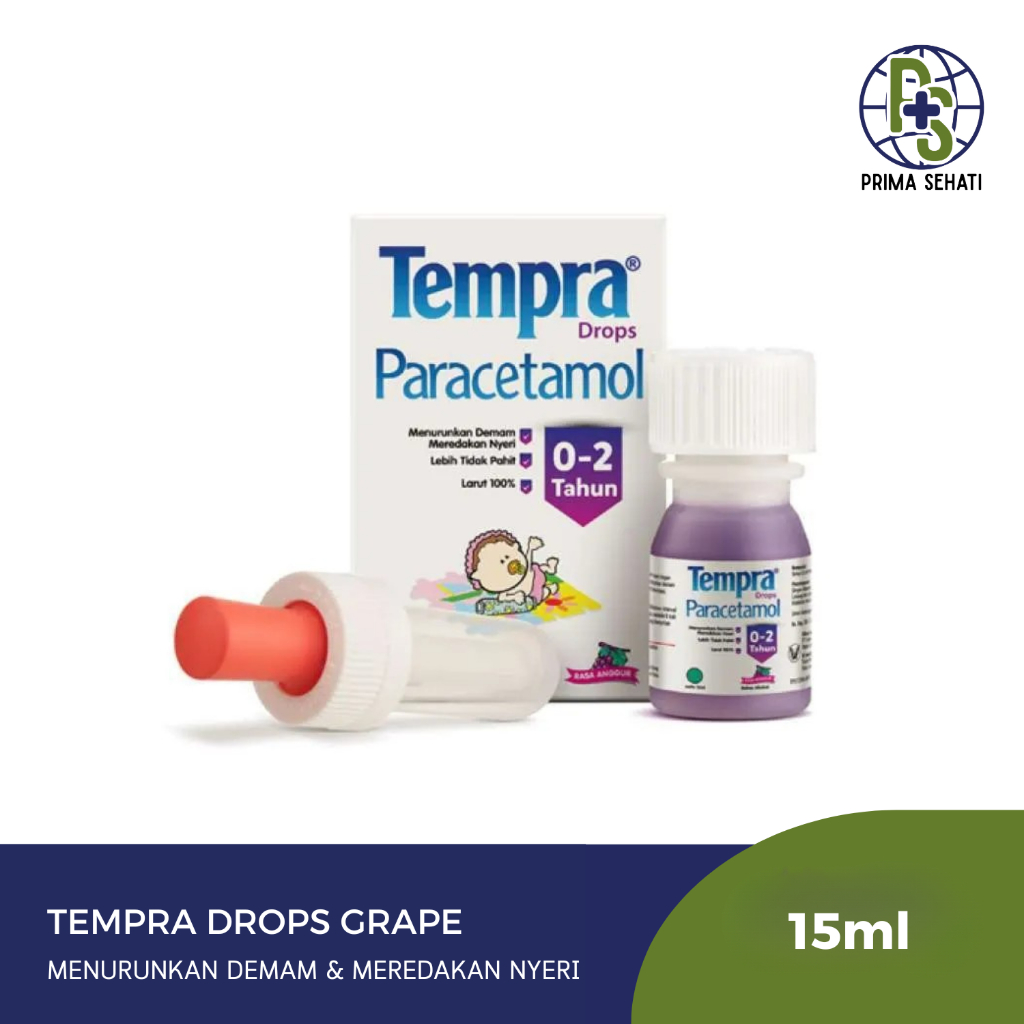 TEMPRA DROPS GRAPE 15ML