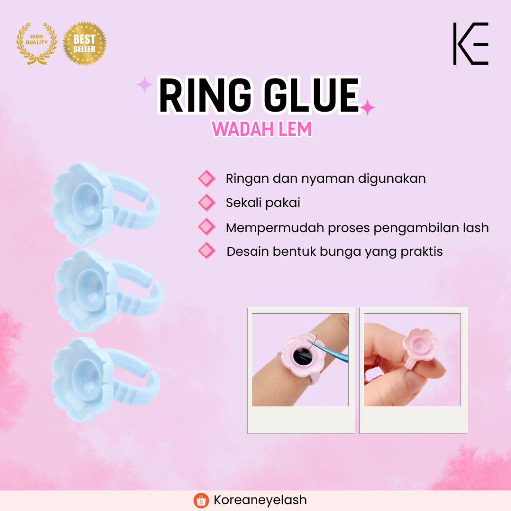 RING GLUE V SHAPE UNTUK CINCIN BULUMATA