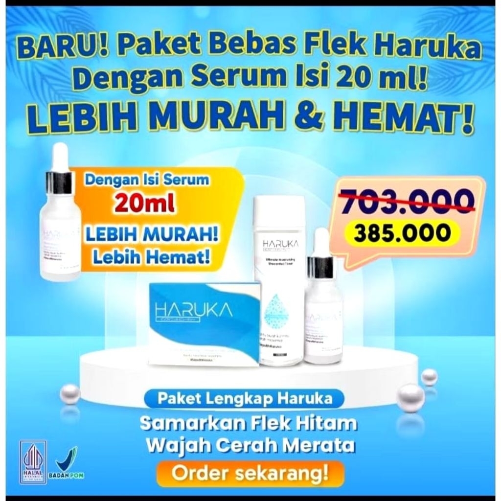 Haruka Paket Basic untuk Flek Hitam