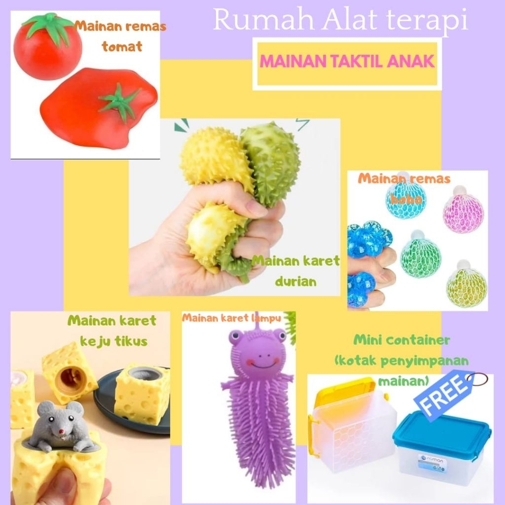 1 paket mainan taktil