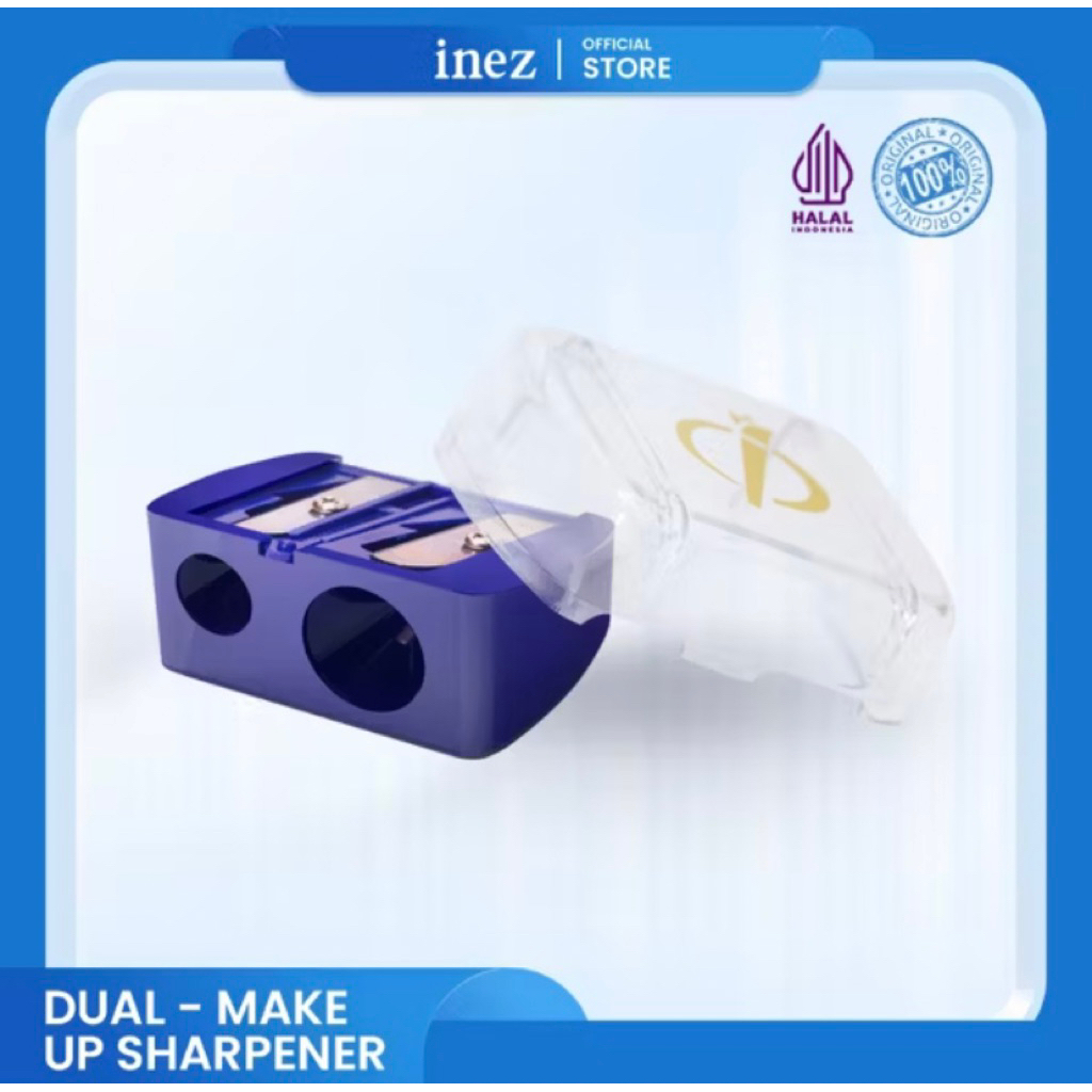 Inez Dual Makeup Pencil Sharpener