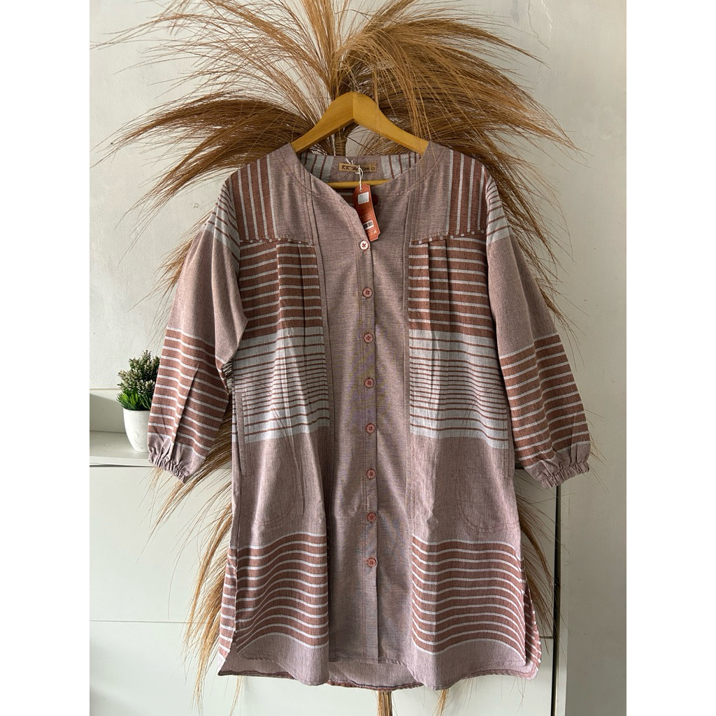 tunik katun motip