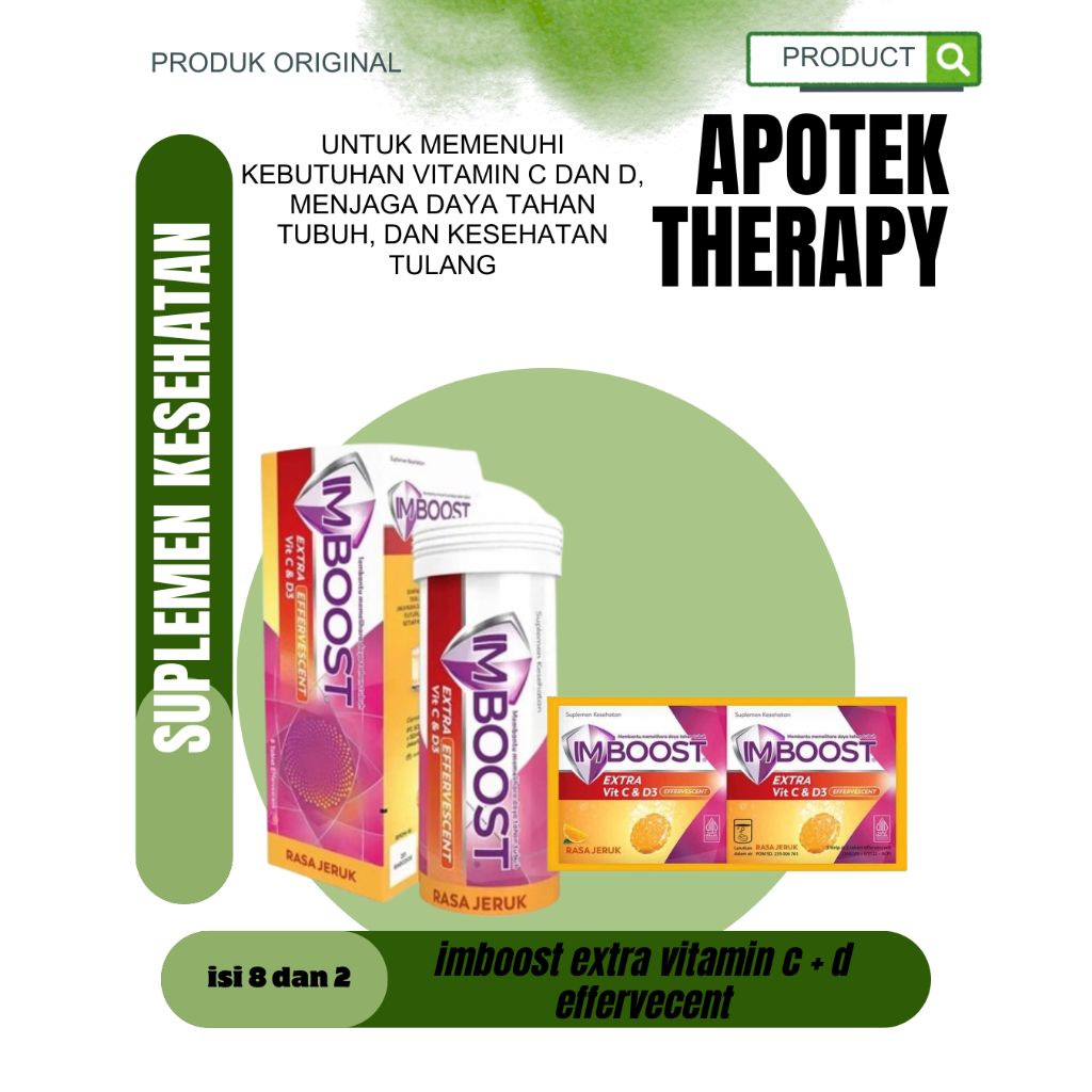 Imboost Extra Vitamin C+ D Effervecent