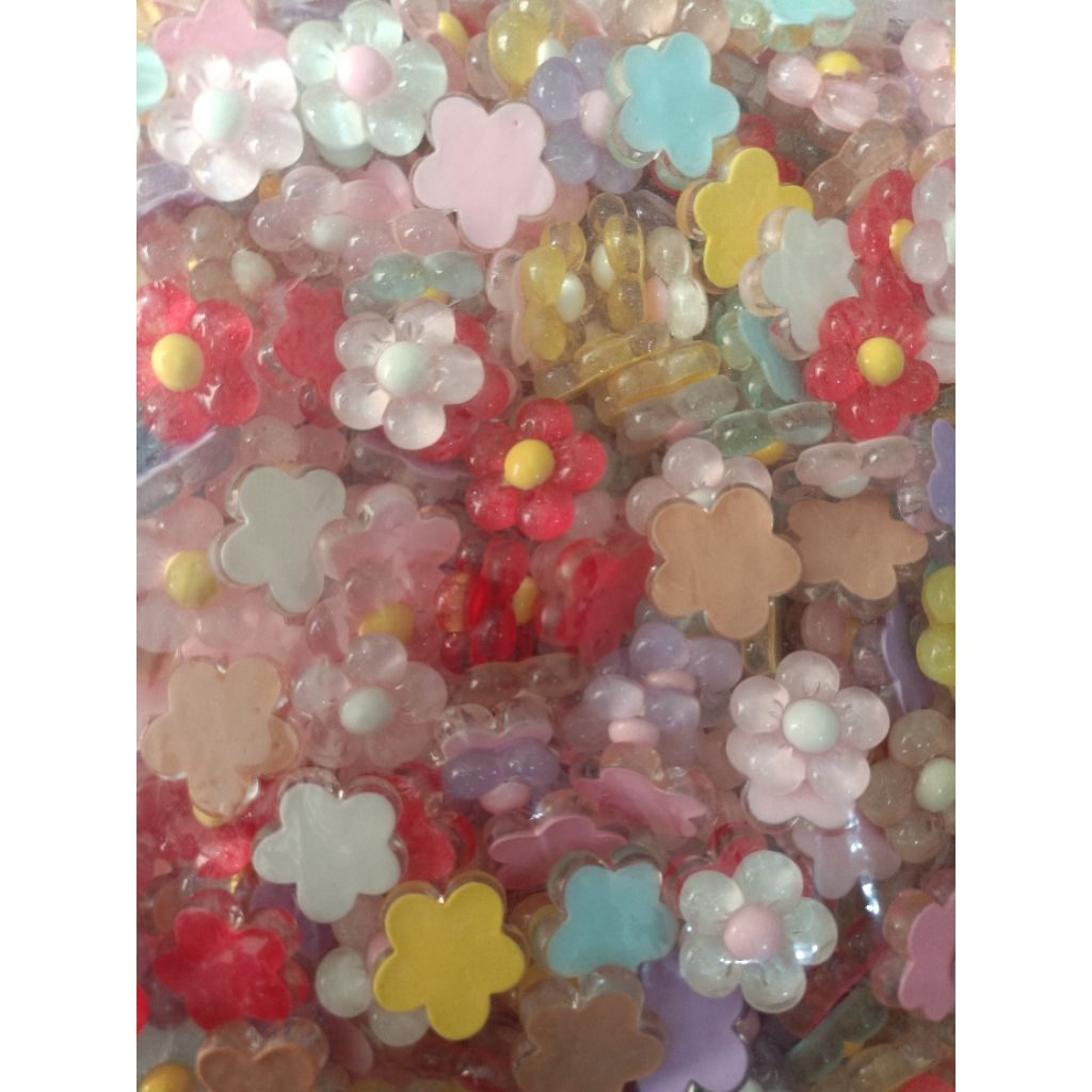 clay bunga bening 500pcs