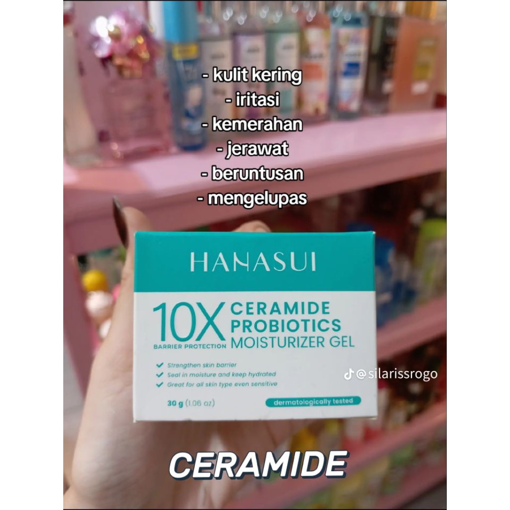 READY Hanasui ceremide probiotics moisturizer gel