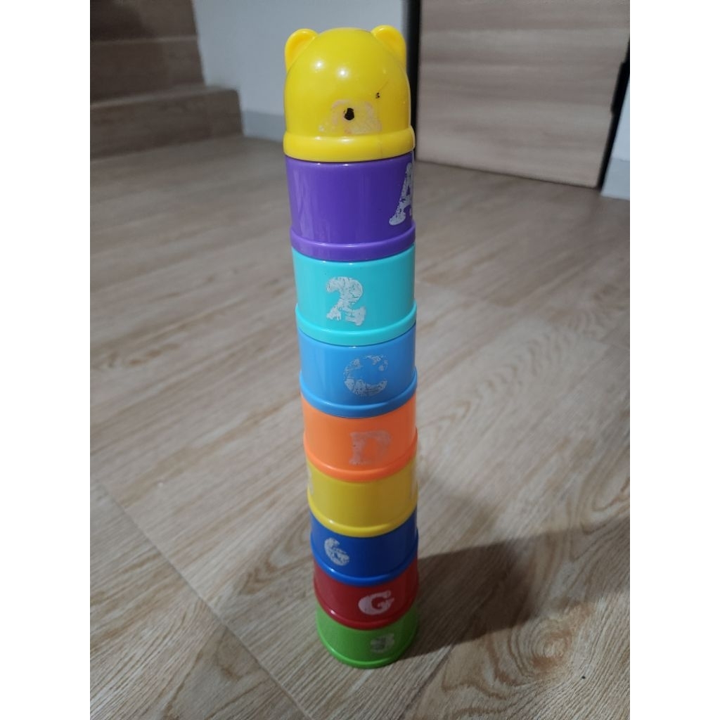 Stacking cup mainan edukasi anak