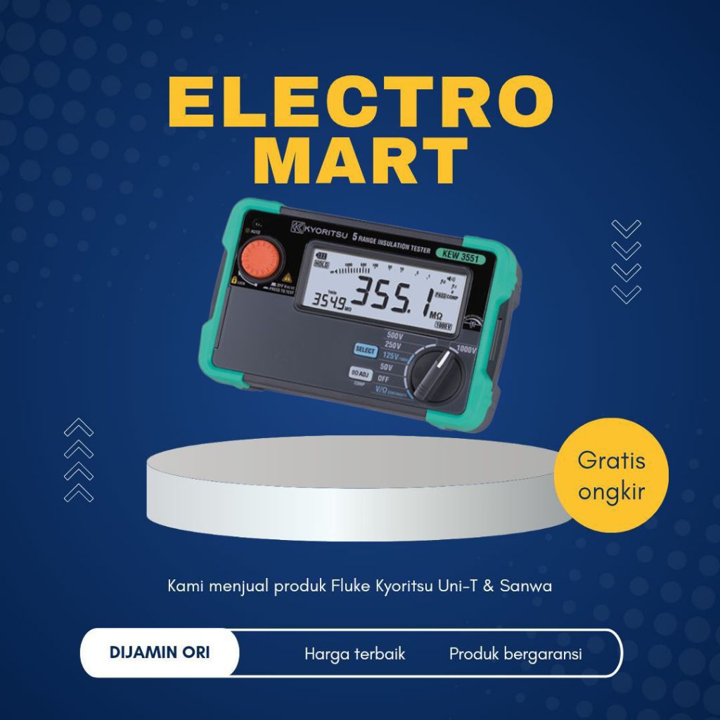 Kyoritsu 3551 Digital Insulation Continuity Tester