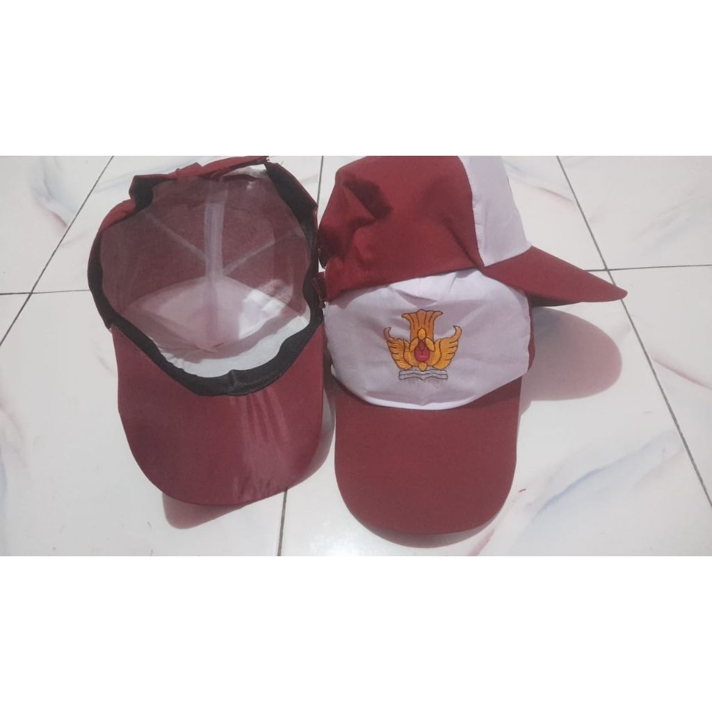 TOPI SD MERAH PUTIH