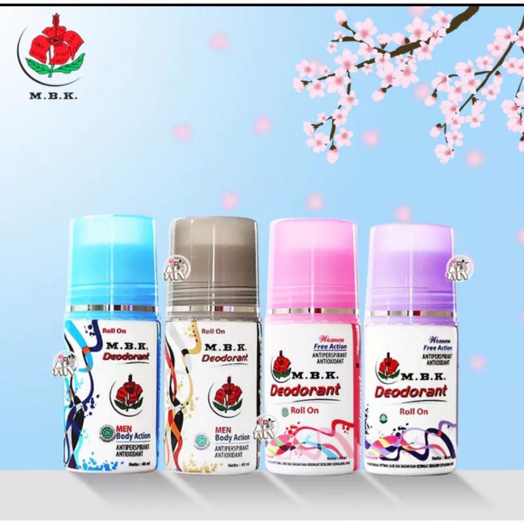 MBK Deodorant 40ml Original Roll On