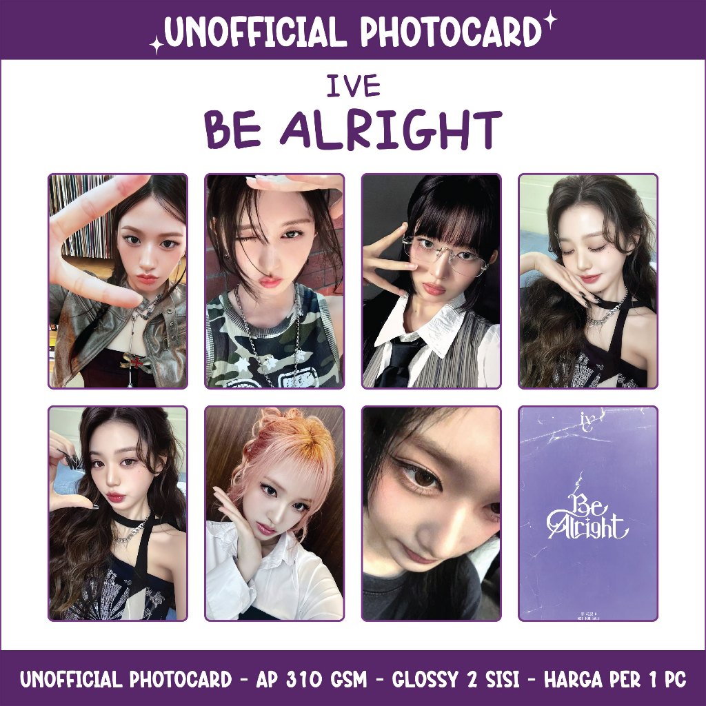 IVE - BE ALRIGHT - UNOFFICIAL PC