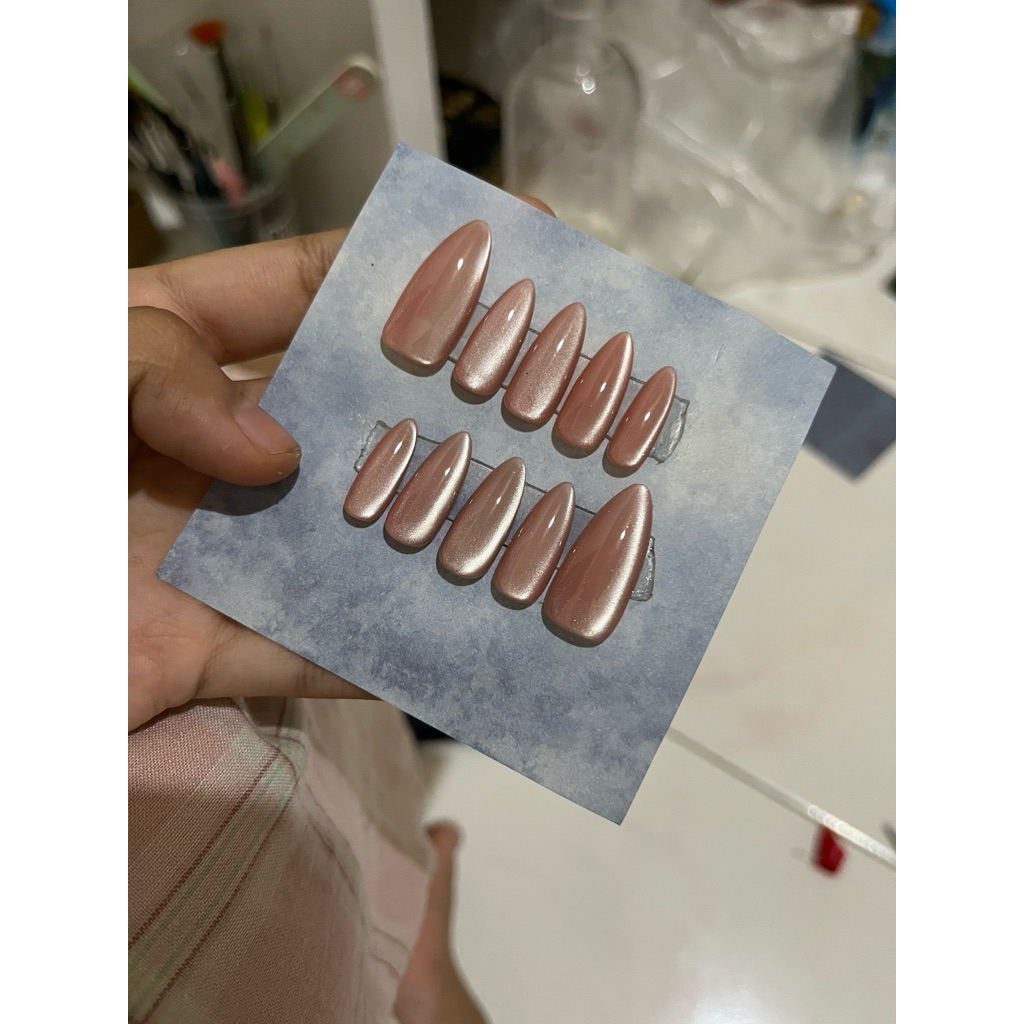 Pink Press On nails