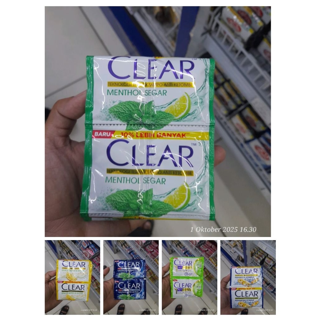 Sampo Clear saset 24pcs, 12pcs