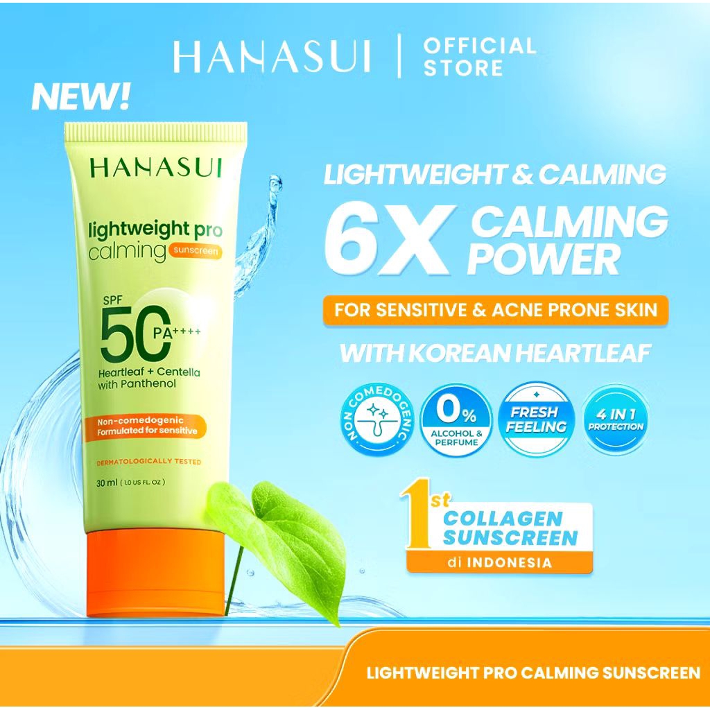 HANASUI LIGHTWAIGHT SUNCREEN SPF 50+++
