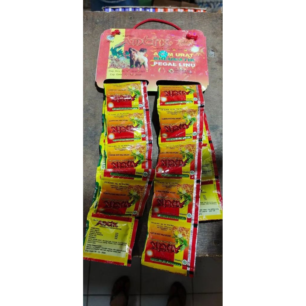 kapsul antik renteng original