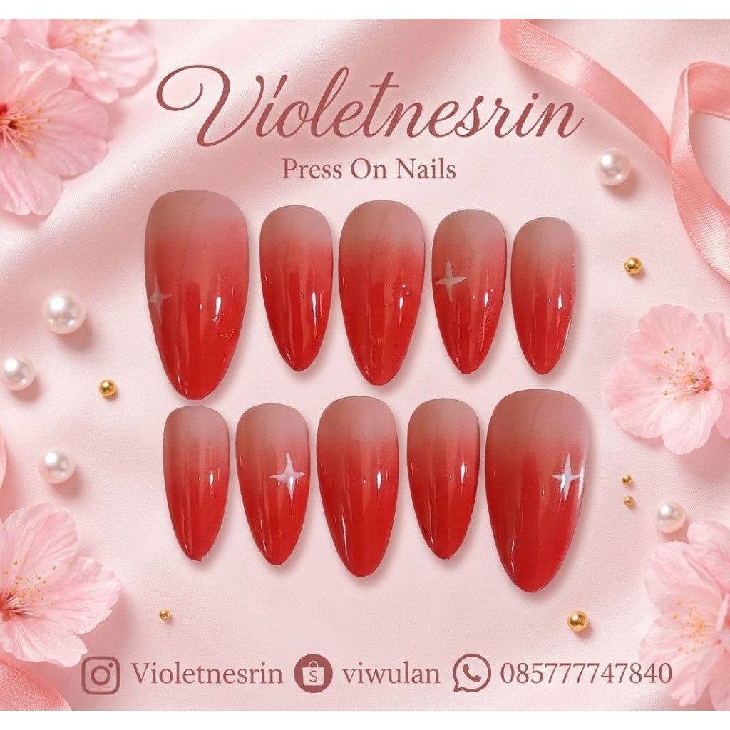 press on nails ombre