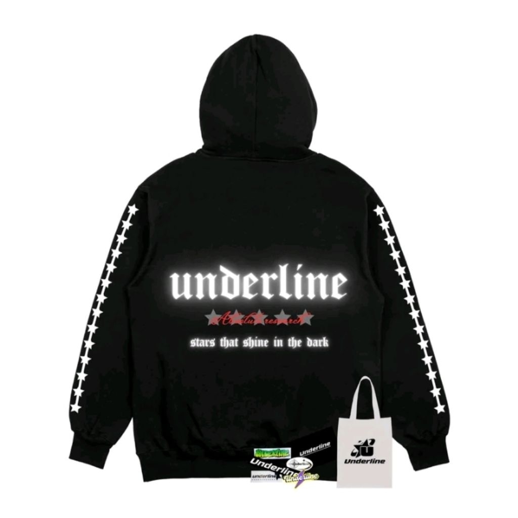[USED] HOODIE REFLEKTIF UNDERLINE