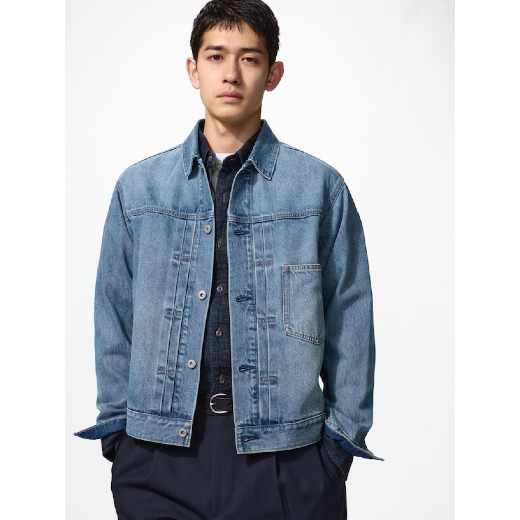 Uniql*** Denim Trucker Jacket