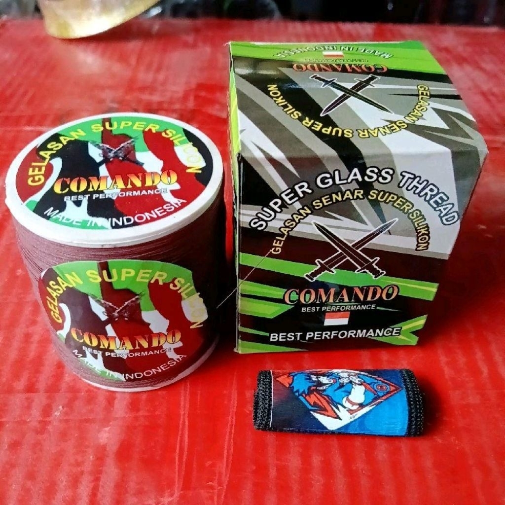 Gelasan commando box+pelindung jari