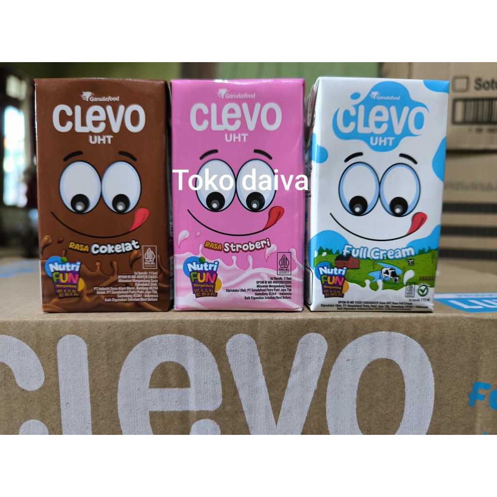 Susu UHT Clevo 125 ml