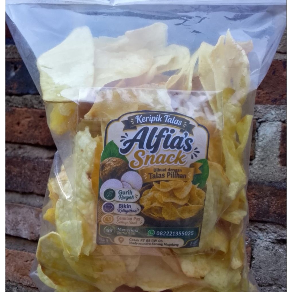 kripik talas alfia