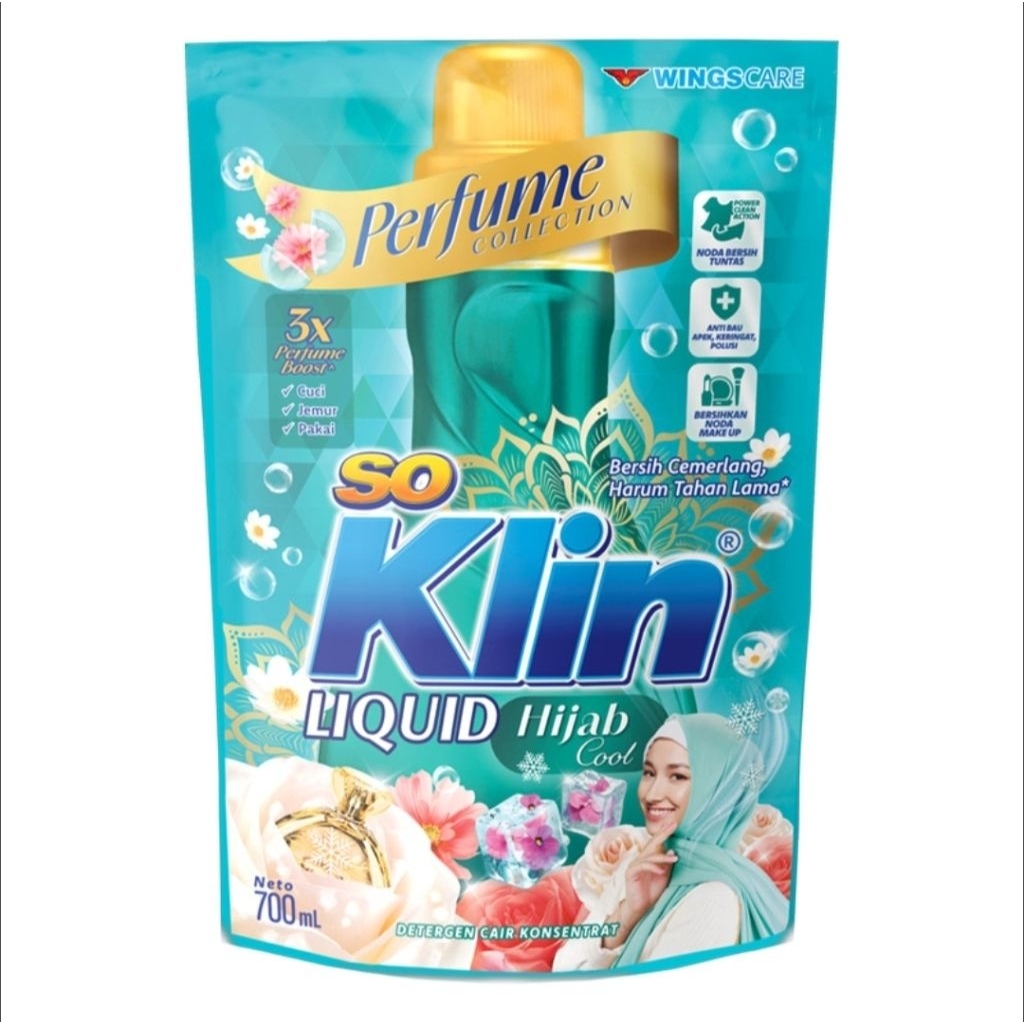 So Klin Detergen Cair Hijab Cool 720ml