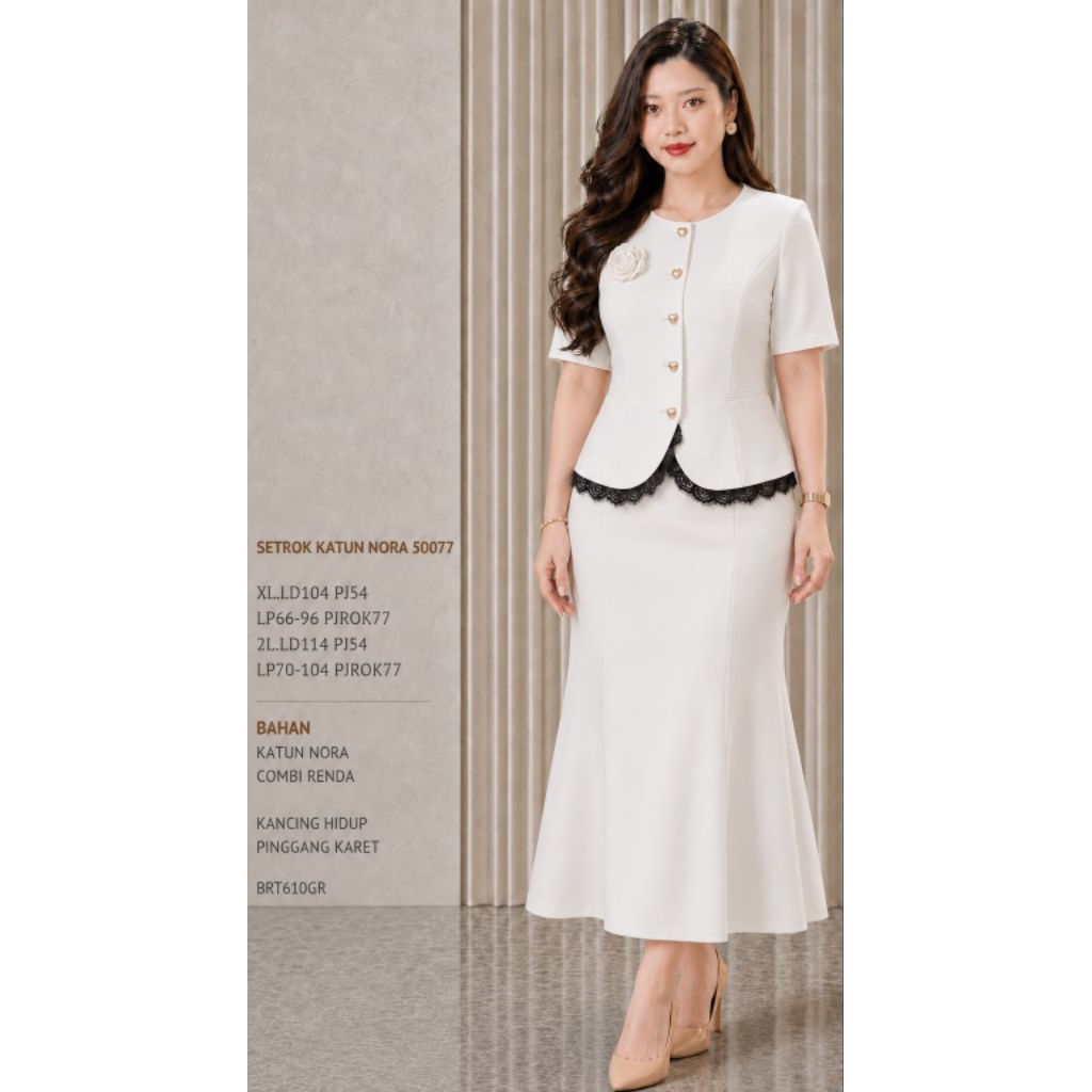 setelan rok cewek katun 50077