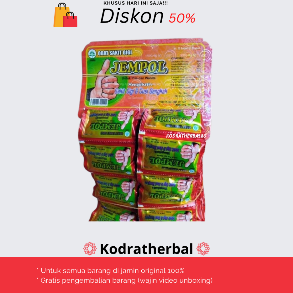 Cod Kapsul Jempol Gigi Original 100%