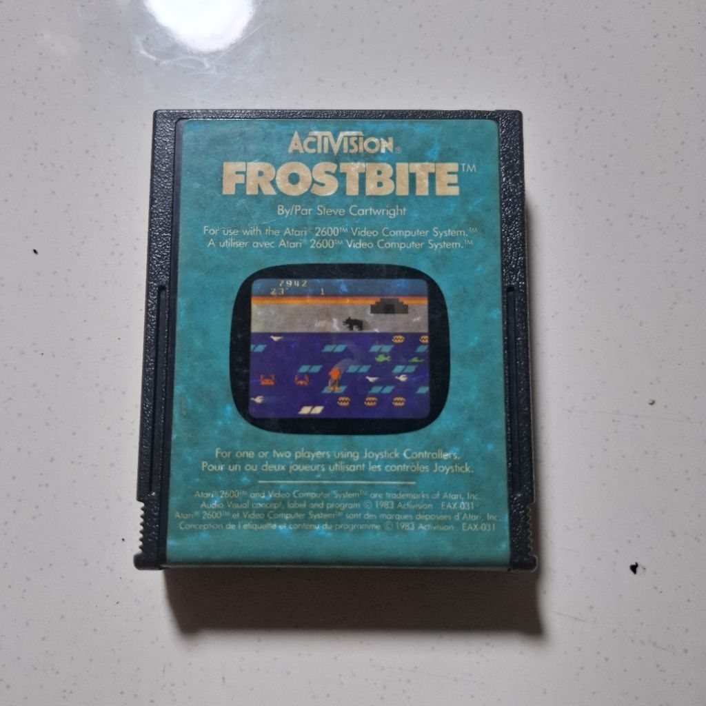 Kaset Game Atari 2600 Frostbite Second Original