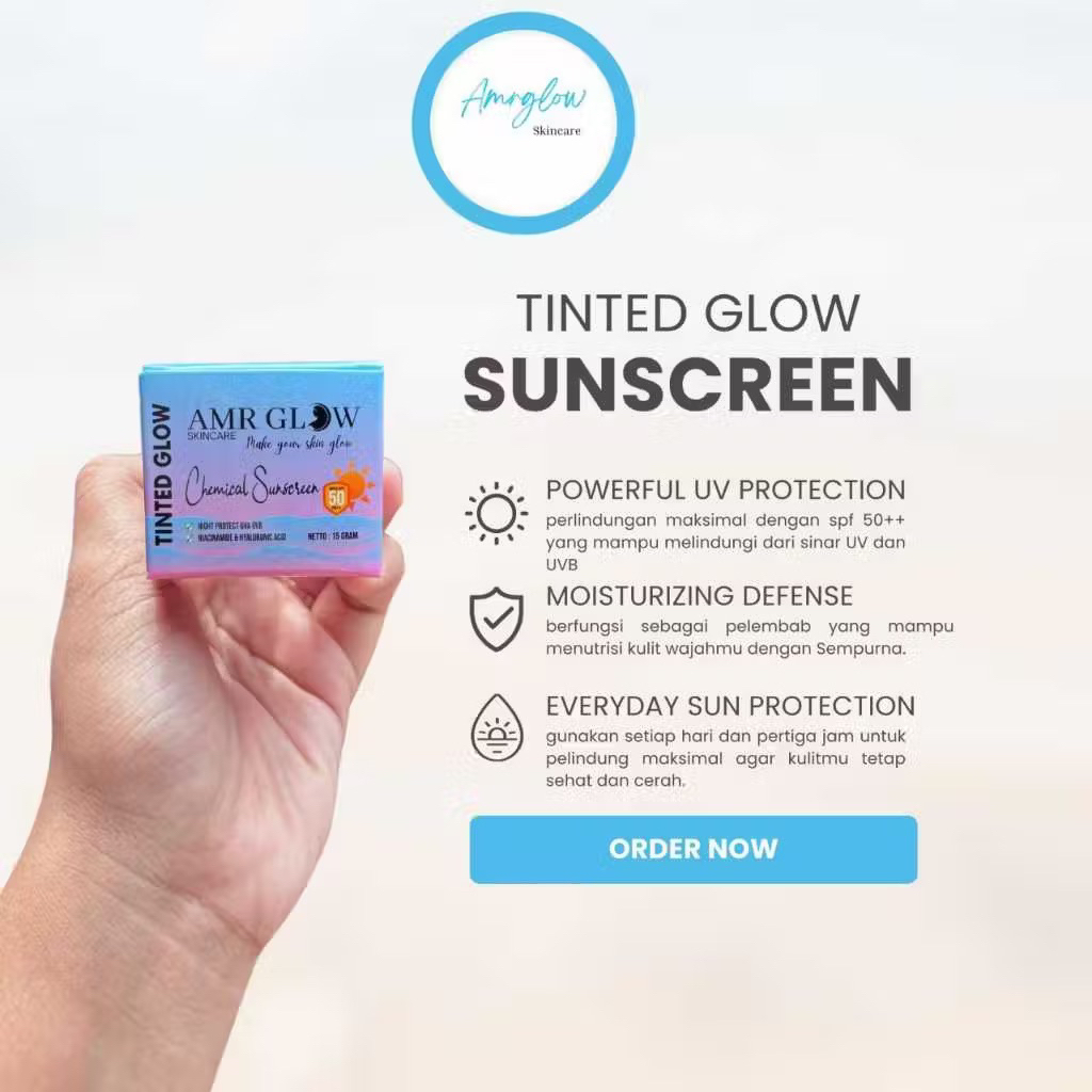 sunscreen AMR glow