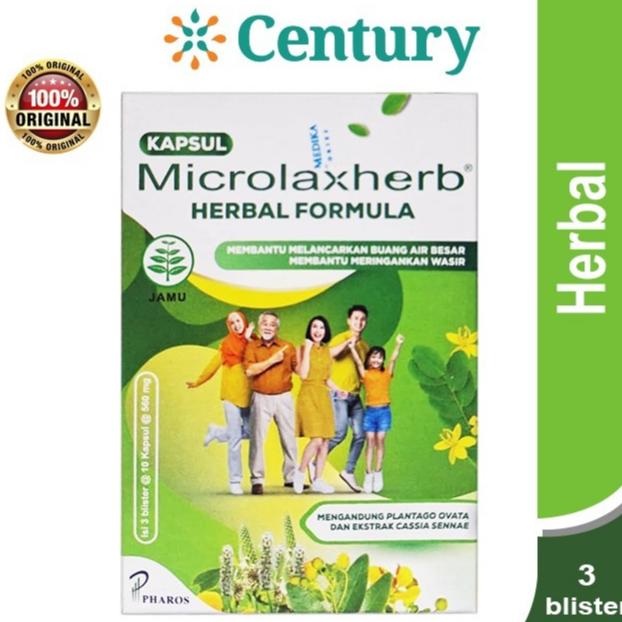 MICROLAXHERB 3 BLISTER@10 KAPS