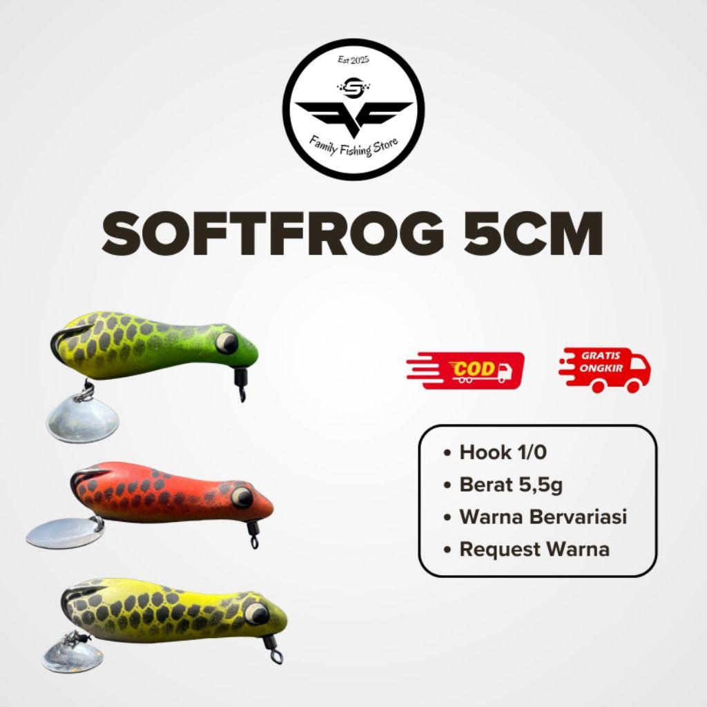 SOFTFROG SLIM 5 CM UMPAN CASTING
