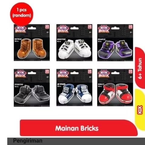 Emco Kix Brix Mainan Bricks Sepatu Assorted Random/Acak