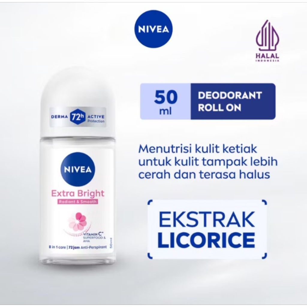 NIVEA DEODORANT EXTRA BRIGHTENING 50ml