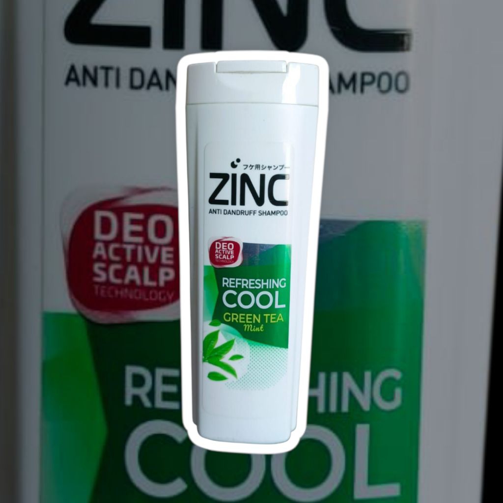 ZINC SHAMPOO 170ML REFRESHING COOL GREENTEA