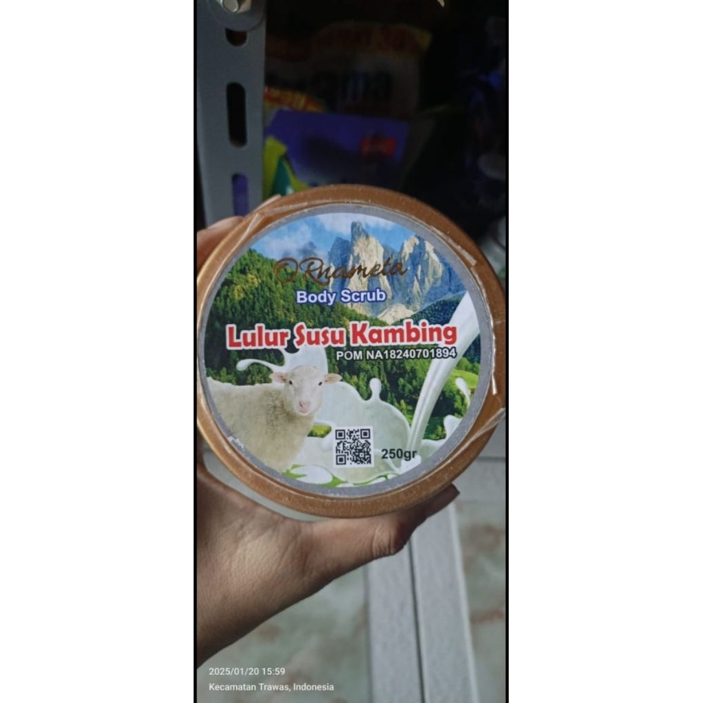 Lulur susu kambing