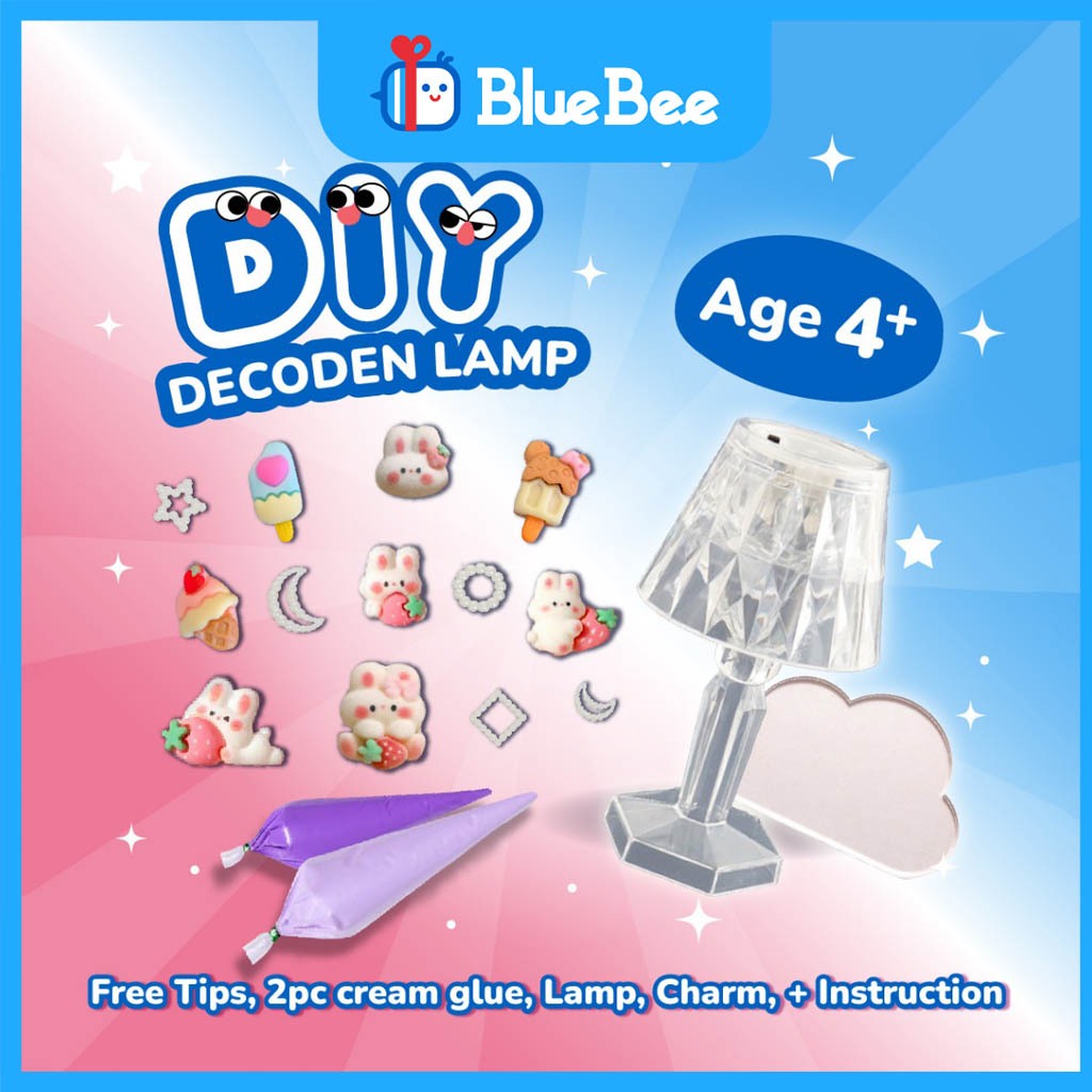 DIY Kit Box Decoden Crystal Table Lamp