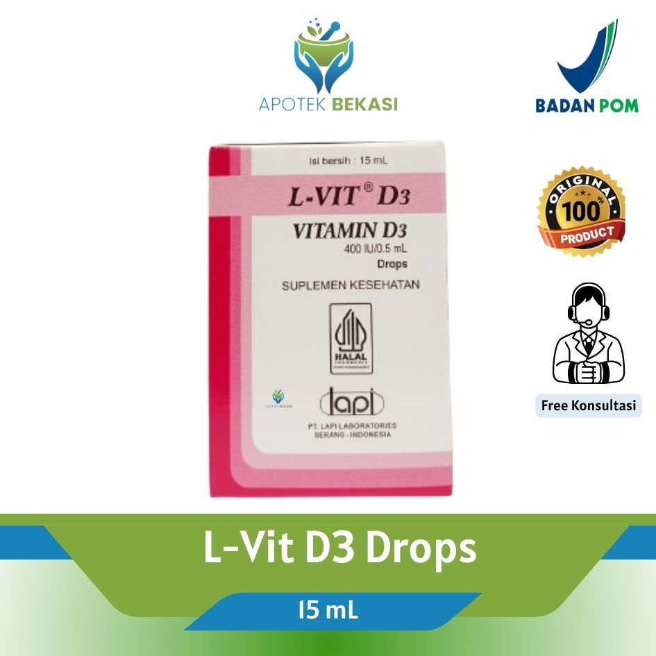 L-Vit D3 Drops 400 IU - 15 mL