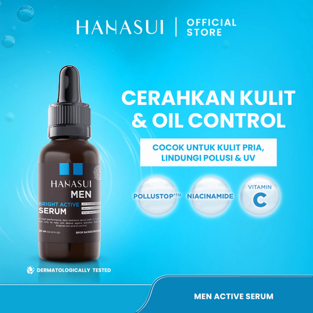 HANASUI MEN BRIGHT ACTIVE SERUM 20ML