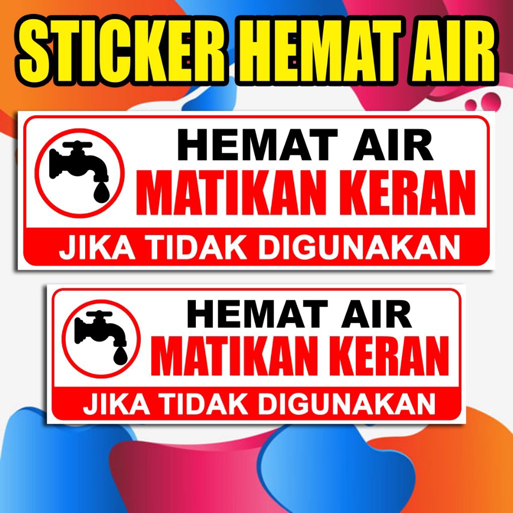 STIKER HEMAT AIR
