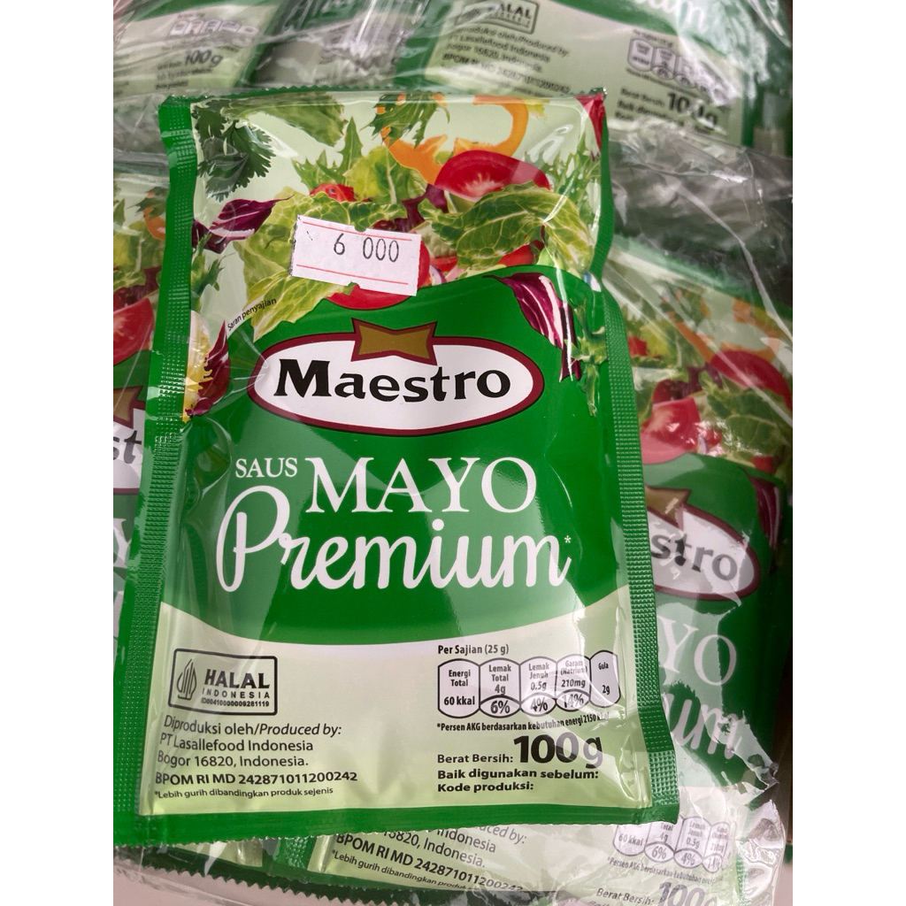 Maestro mayo sachet 100gr