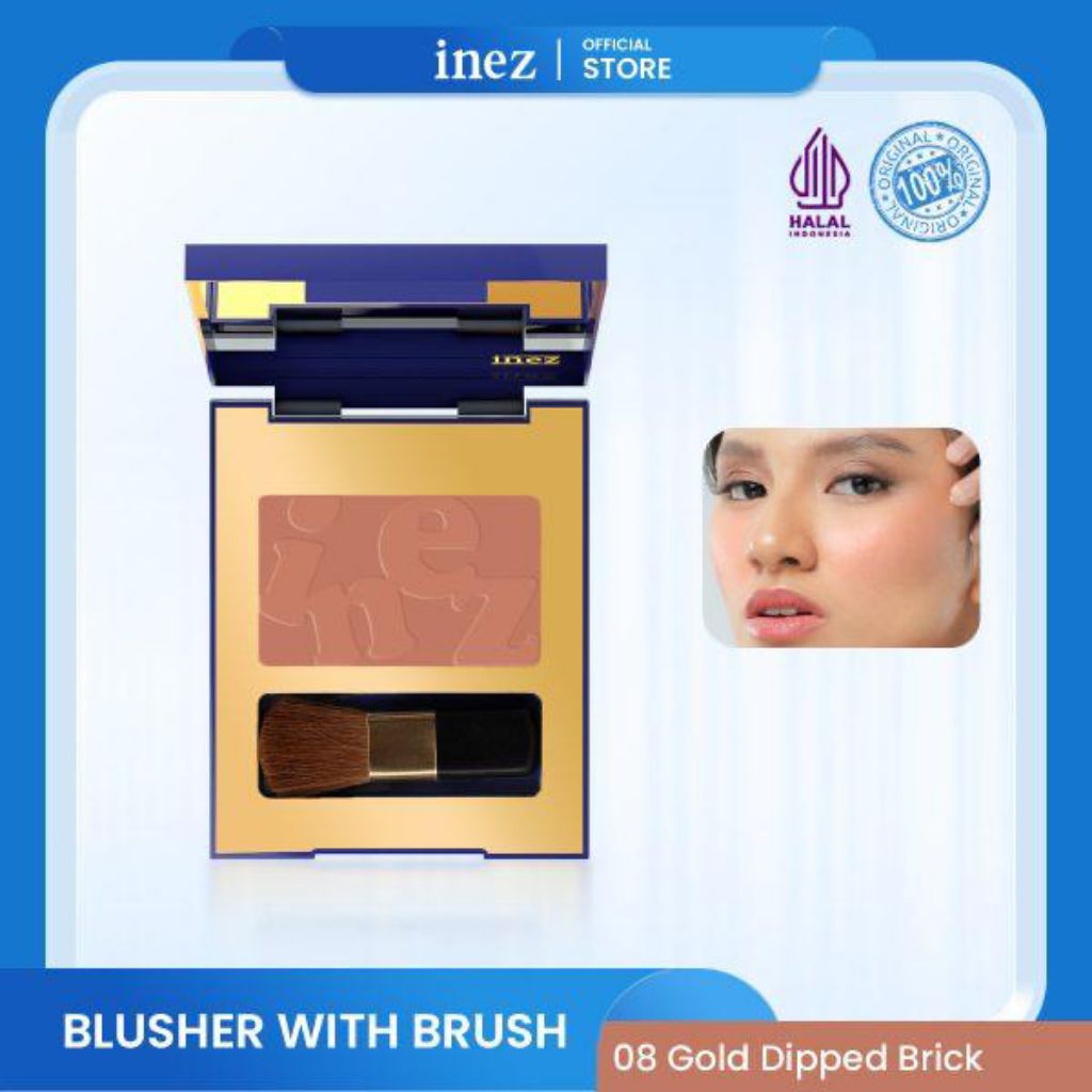 Inez Blusher 08 Glod dipped brush