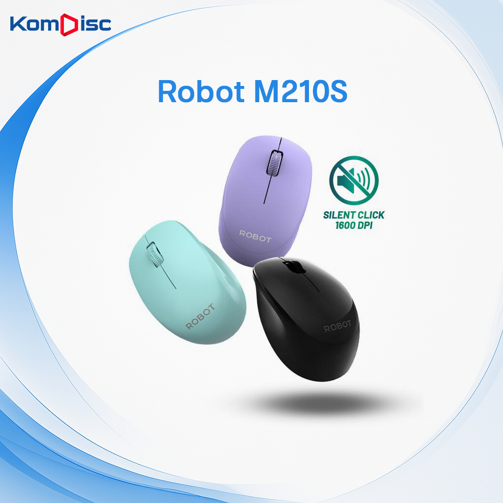 Robot M210S Wireless Mouse 1600DPI 20M Range