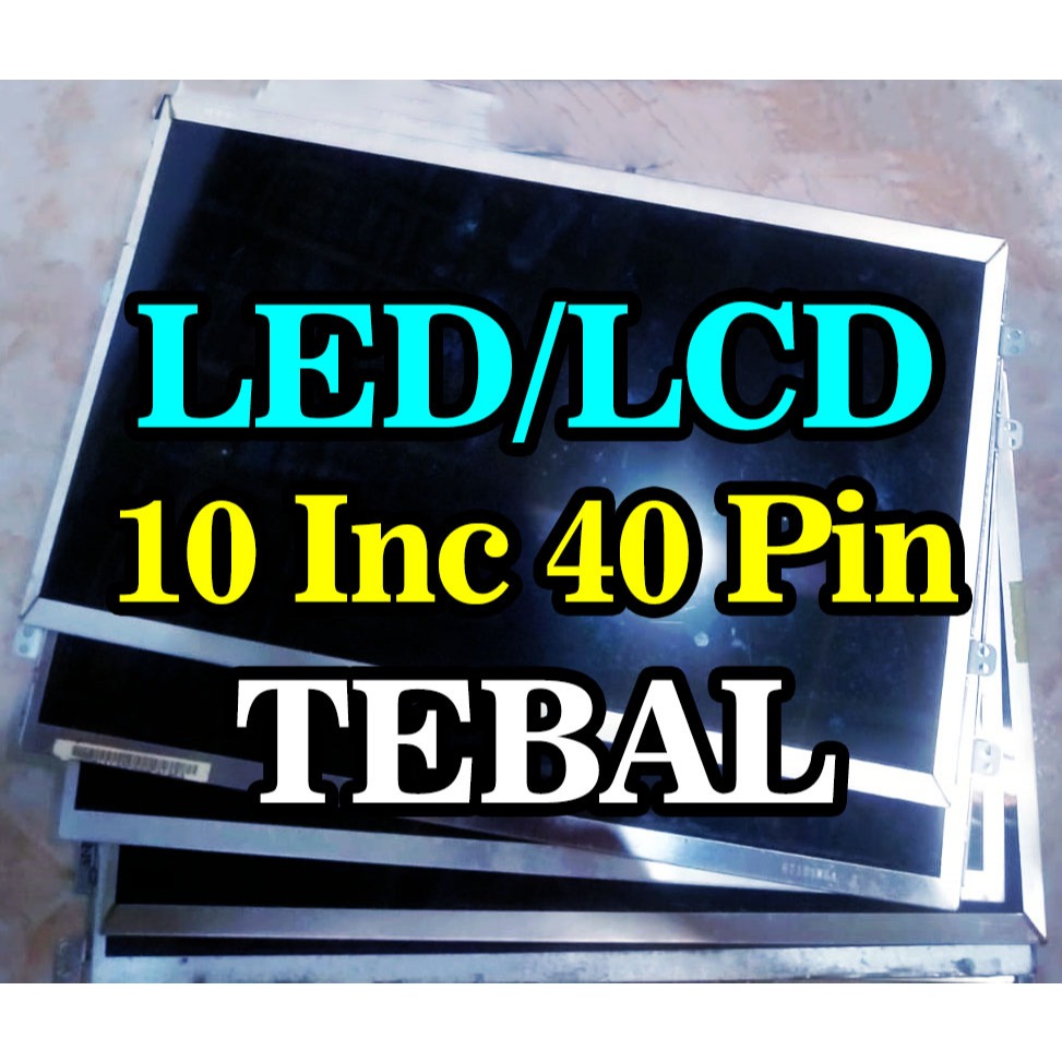 Led/lcd notebook tebal 10,1 inc 40 pin normal tested