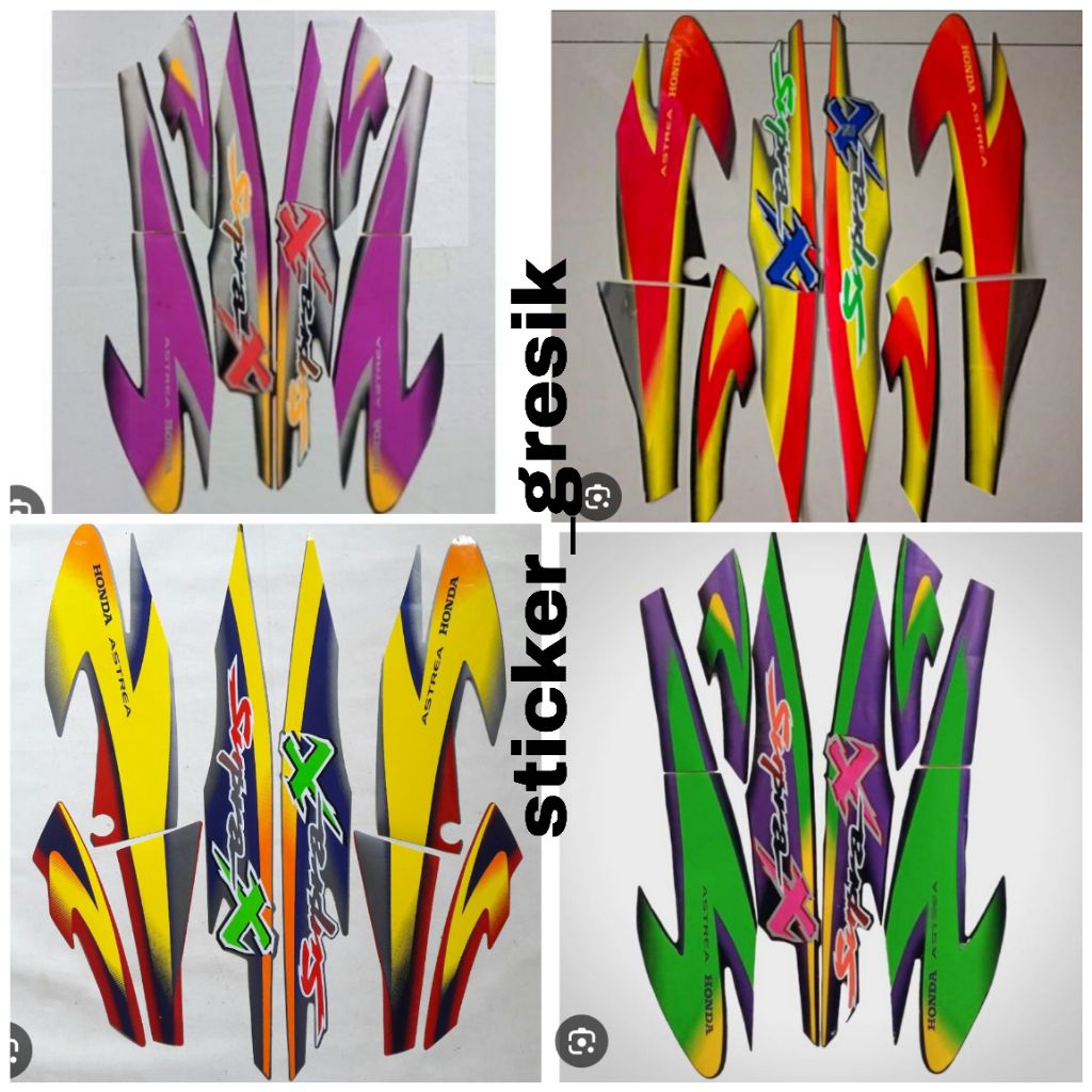 striping sticker Supra x 2001